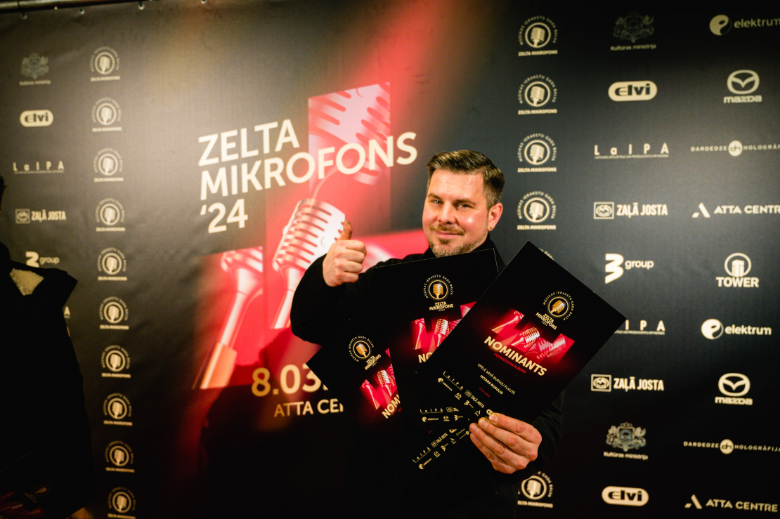 "Zelta mikrofons". Nominantu izziņošana. Intars Busulis. 
