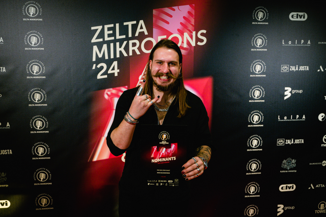 "Zelta mikrofons". Nominantu izziņošana. Miks Galvanovskis.