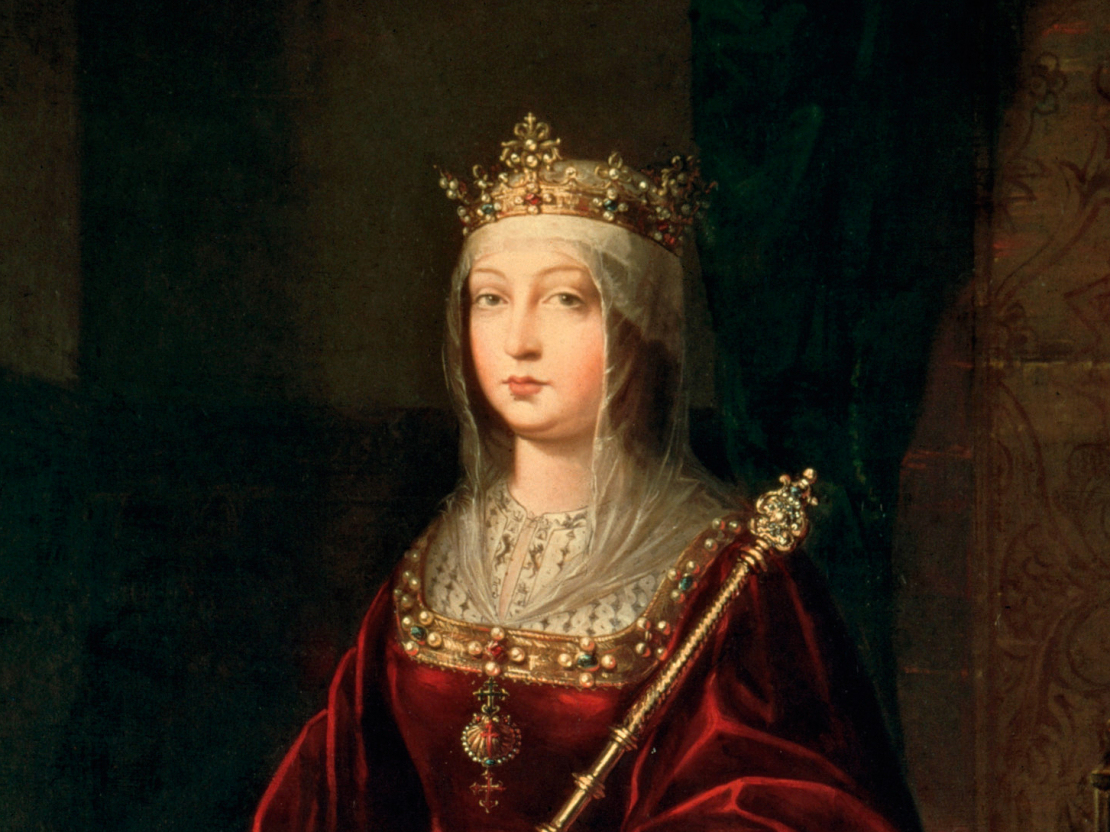 19. gs. spāņu gleznotāja Luisa de Madrazo veidotais Izabellas portrets.