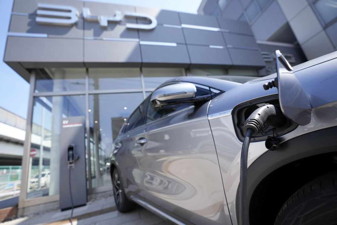 Ķīnas lielākais elektrisko automobiļu ražošanas uzņēmums BYD.