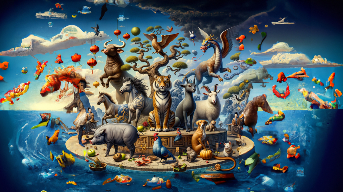 Pieci elementi, 12 zvēri