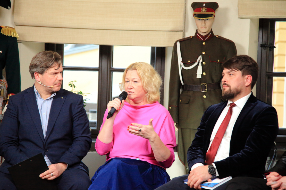  "Vērtējam darbus un solījumus" cikla diskusija “Kā nosargāt demokrātiskās vērtības?” Daugavpilī. 