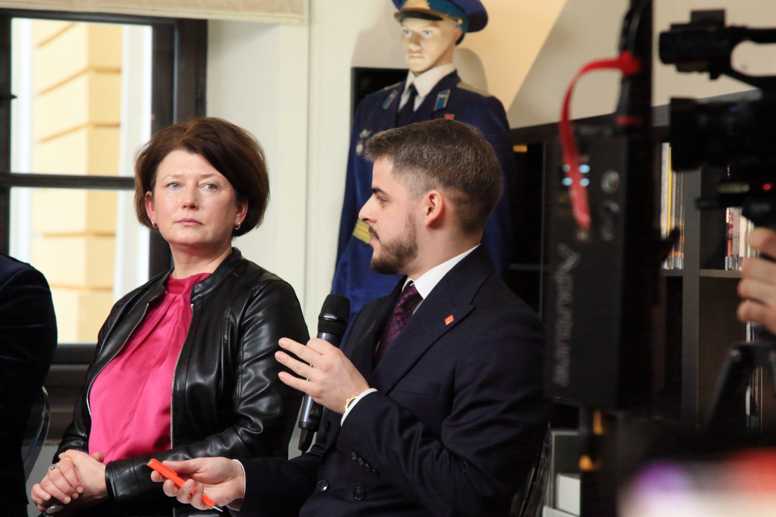  "Vērtējam darbus un solījumus" cikla diskusija “Kā nosargāt demokrātiskās vērtības?” Daugavpilī. 