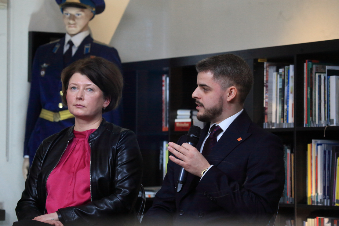  "Vērtējam darbus un solījumus" cikla diskusija “Kā nosargāt demokrātiskās vērtības?” Daugavpilī. 