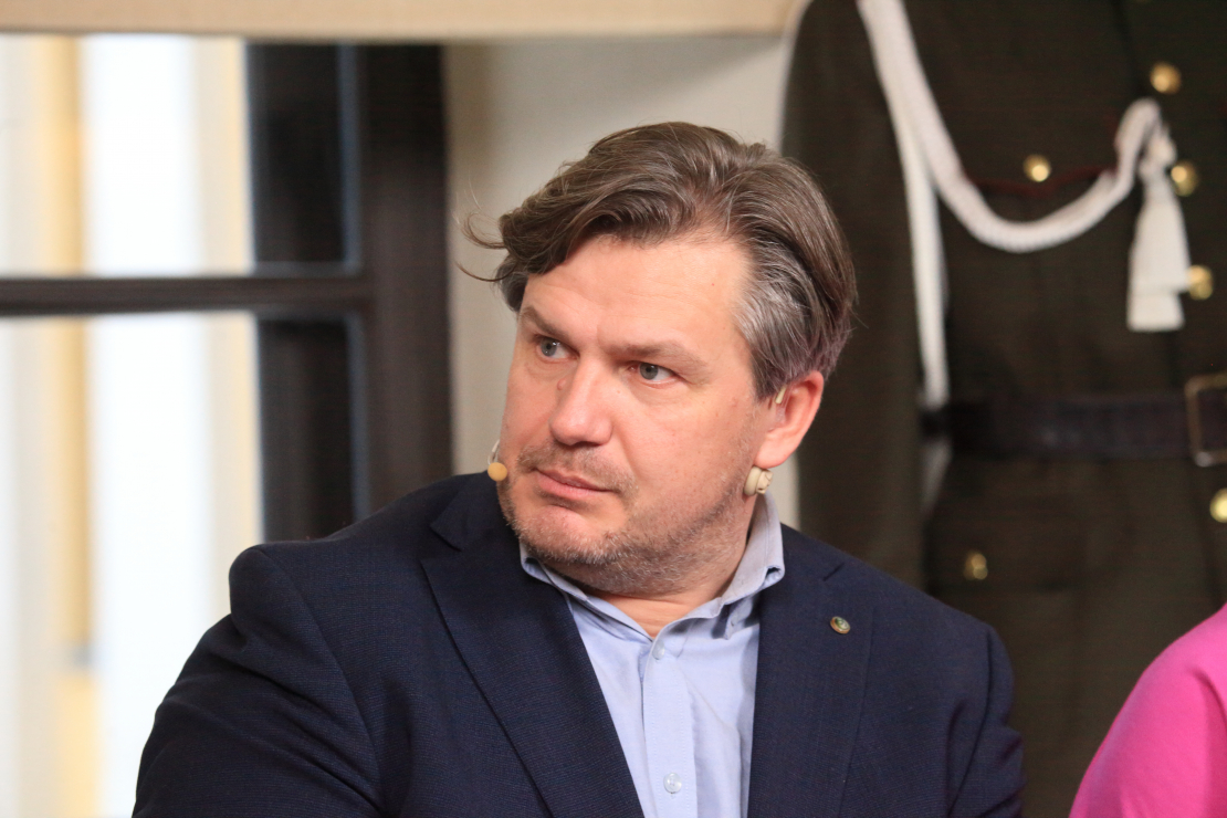 "Vērtējam darbus un solījumus" cikla diskusija “Kā nosargāt demokrātiskās vērtības?” Daugavpilī. Ansis Bogustovs. 