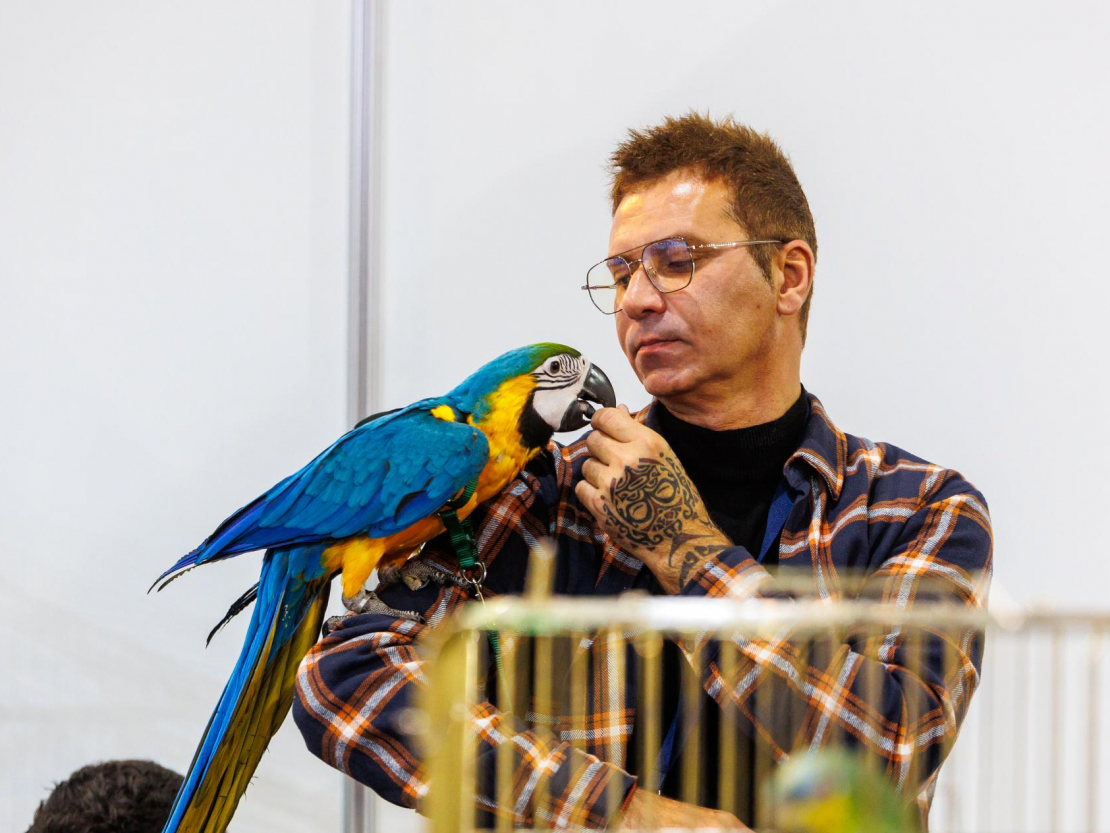 Izstādē "Pet Expo".
