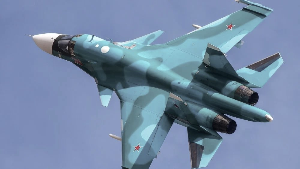 Krievu bumbvedējs "Su-34".