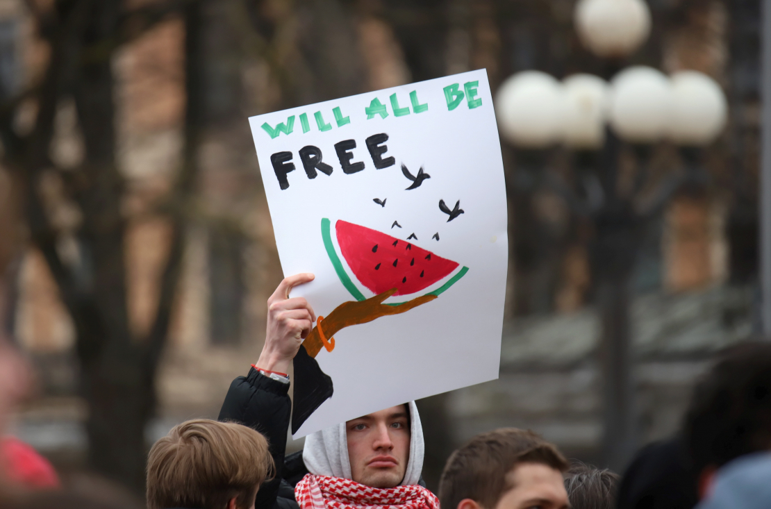 Sieviešu solidaritātes gājiens.