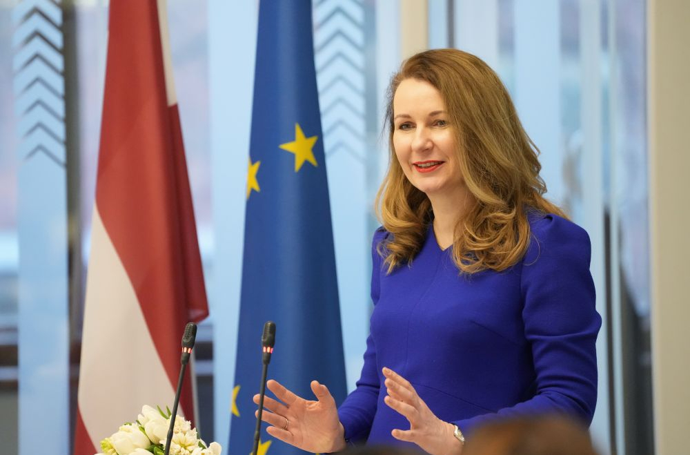 Tieslietu ministre Inese Lībiņa-Egnere.