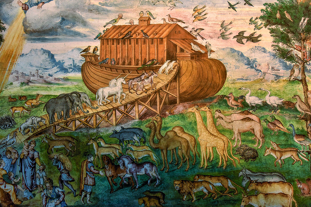 Aurelio Luini freskā Noasa šķirsts San Maurizio al Monastero Maggiore baznīcā.