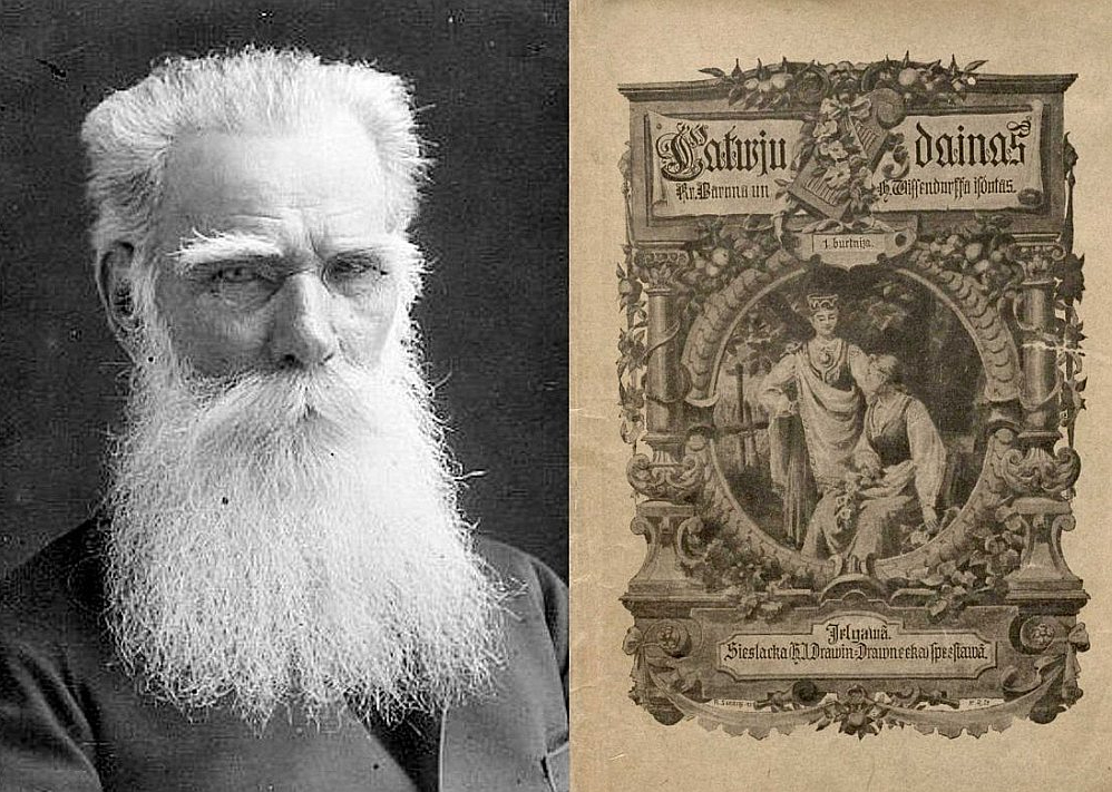 K. Barons (1835–1923) un "Latvju dainu" pirmizdevums.