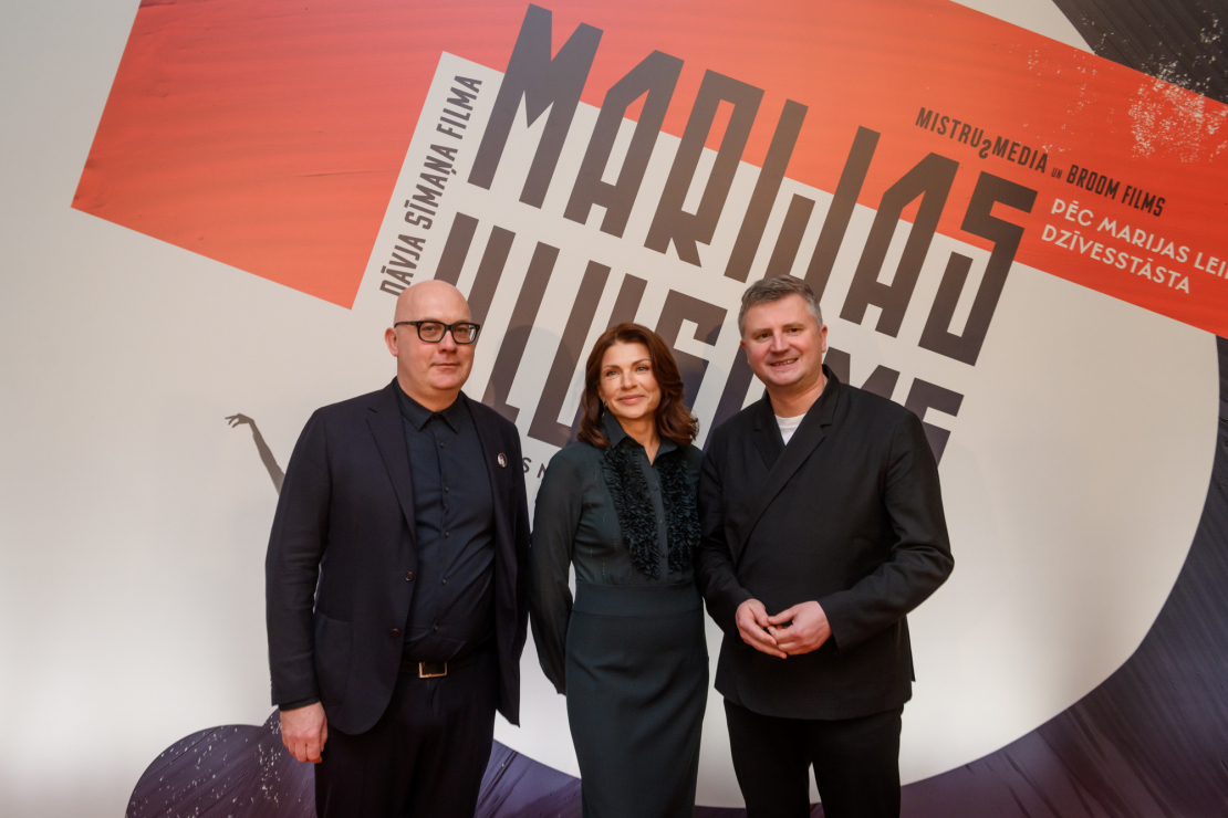 Dāvja Sīmaņa filmas "Marijas klusums" pirmizrāde.