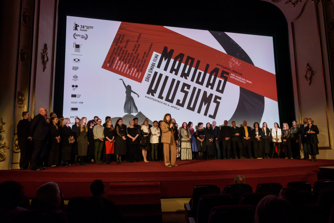 Dāvja Sīmaņa filmas "Marijas klusums" pirmizrāde.