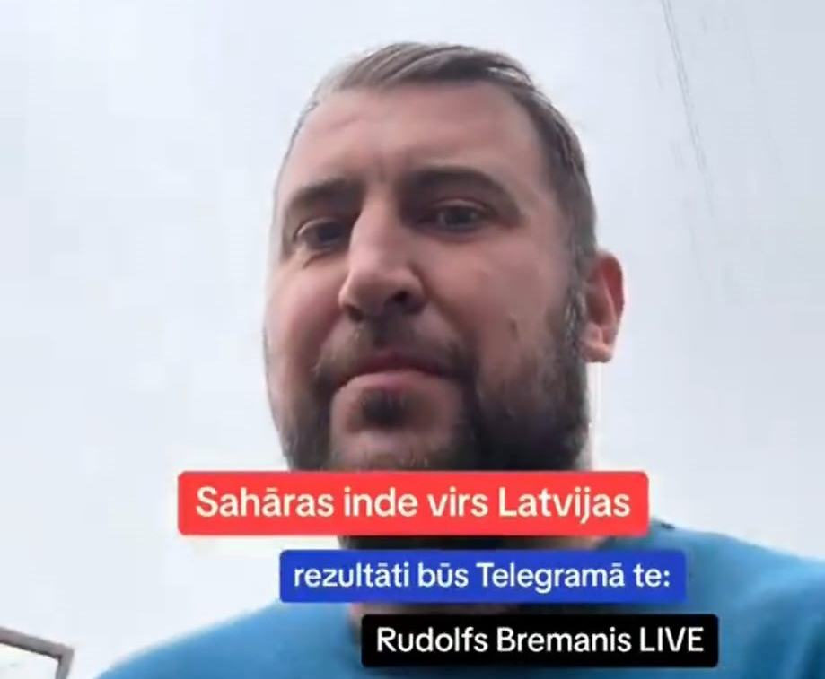 Bijušais Ārlietu ministrijas darbinieks Rūdolfs Brēmanis, kurš tagad kandidē uz Eiropas Parlamentu, savā video sēj aizdomas, ka no Sahāras esot atpūsta "inde".