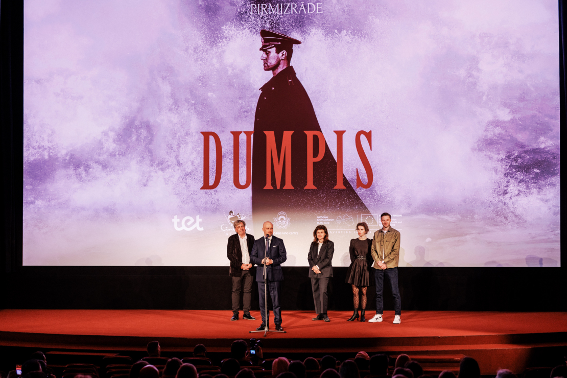 Daudzsēriju mākslas filmas “Dumpis” pirmizrāde kino "Splendid Palace".