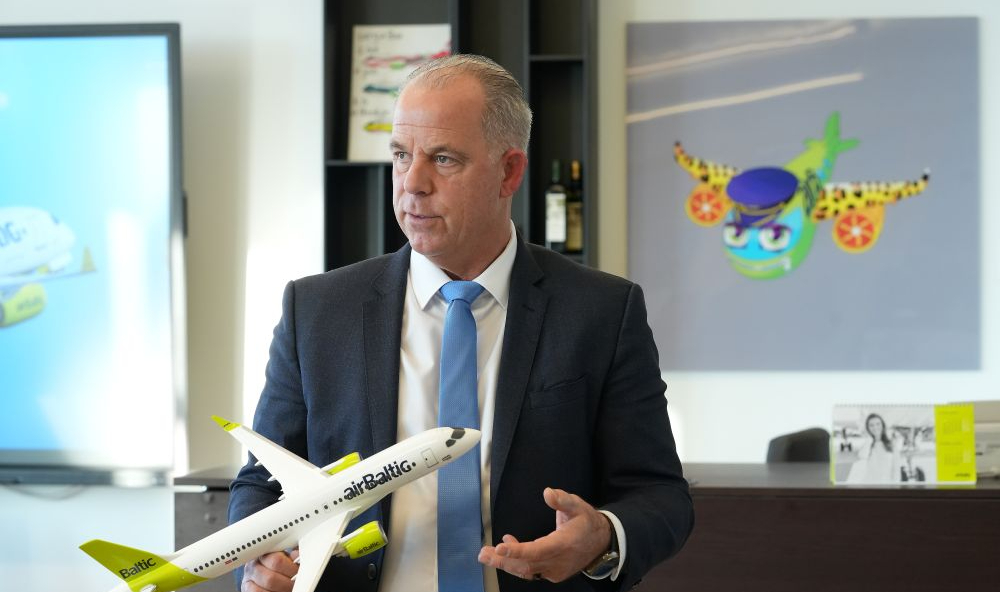 "Air Baltic" prezidents un izpilddirektors Martins Gauss.
