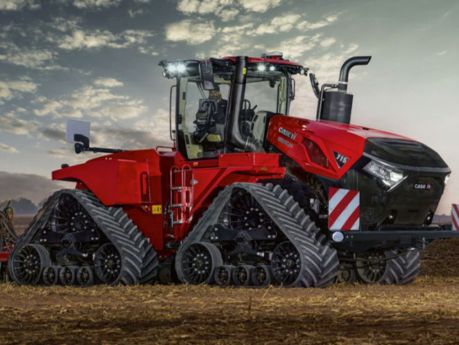 'Case Quadtrac 715' traktors.
