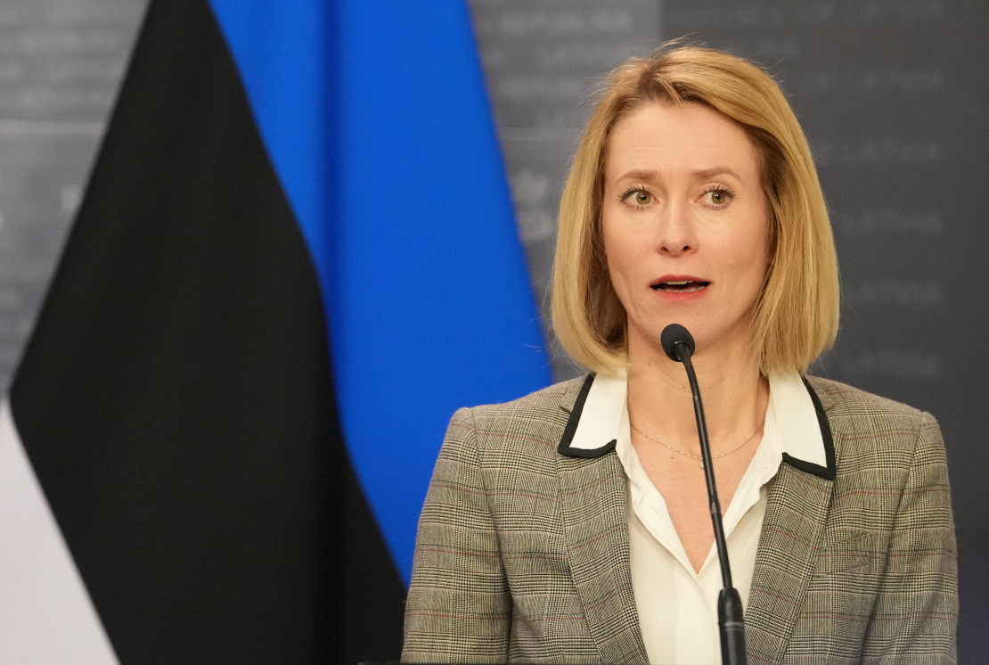 Baltijas valstu premjerministru un Vācijas kanclera tikšanās. Kaja Kallasa.