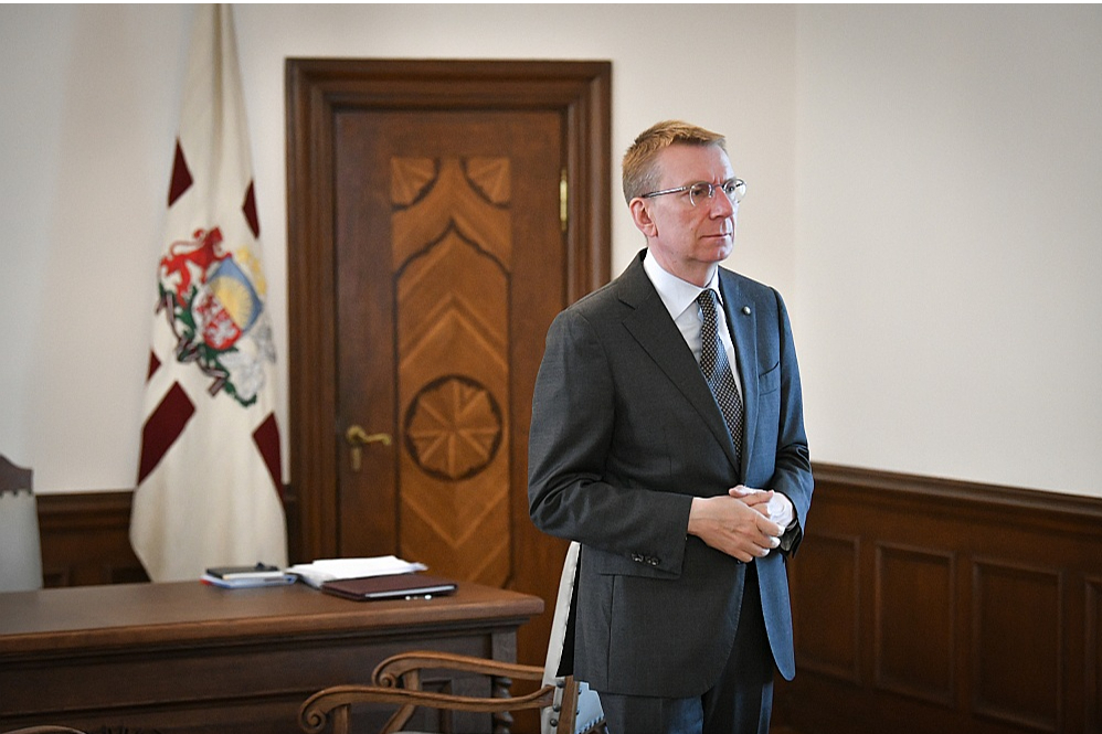 Edgars Rinkēvičs: "Diskusijai jābūt cieņpilnai sarunai, nevis abpusējai kliegšanai, uz to visus iesaistītos arī aicinu."