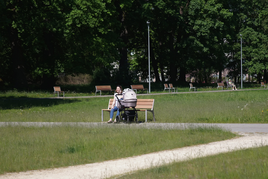 Ozolaines parks Duntes ielā.