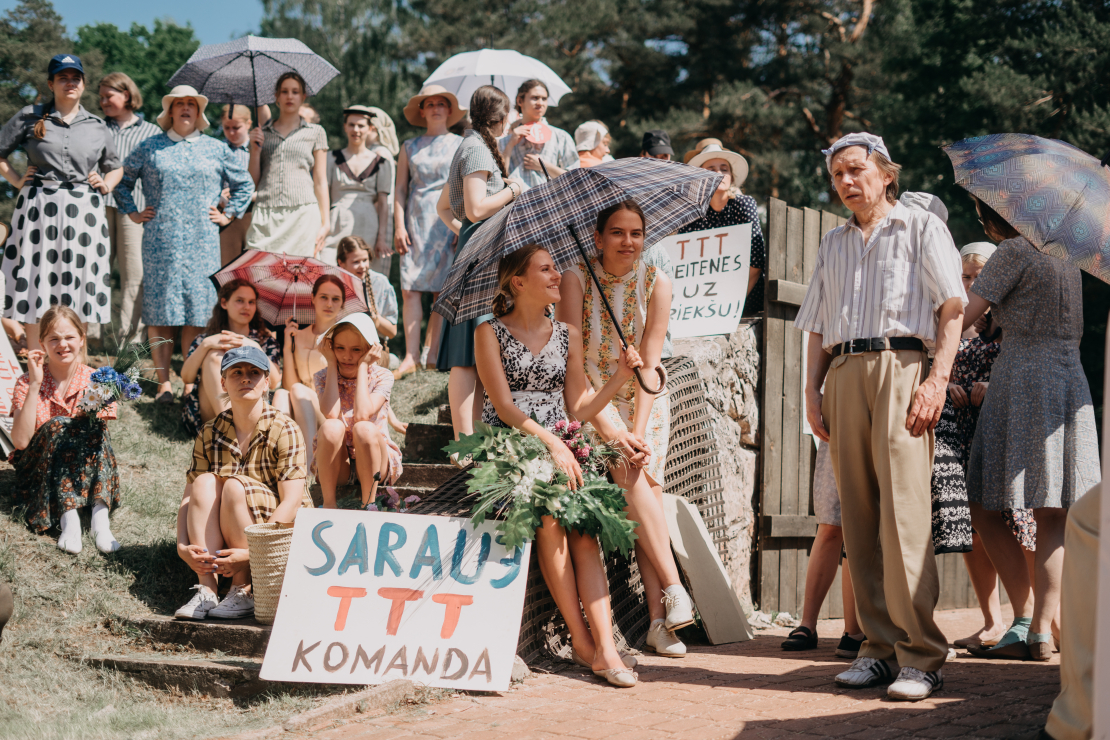 Filmas "Tīklā. TTT leģendas dzimšana" filmēšana.