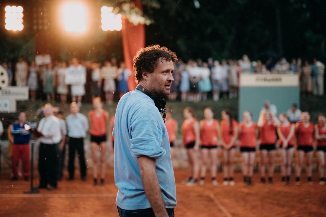 Filmas "Tīklā. TTT leģendas dzimšana" filmēšana. Dzintars Dreibergs.