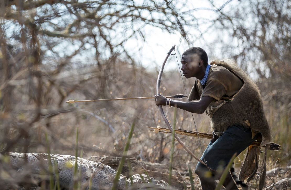 Hadza ir visīstākie mednieki–vācēji, kuri mīt Tanzānijas ziemeļos