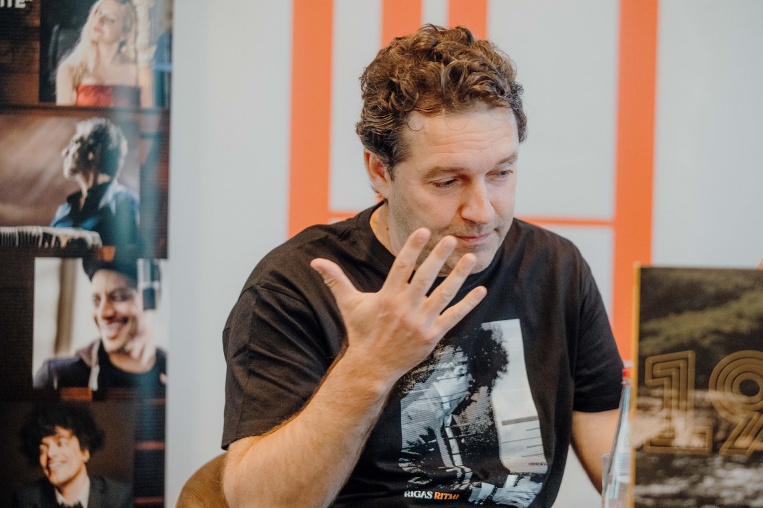 "Rīgas ritmi 2024" izsludina programmu. Kaspars Zaviļeiskis.
