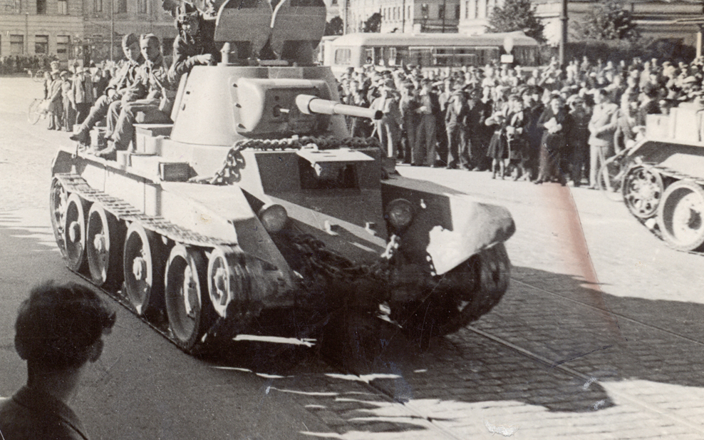 Sarkanās armijas ienākšana Rīgā. 1940. gada 17. jūnijs.