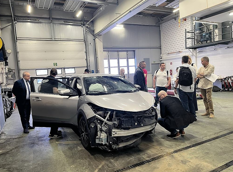 Somijas satiksmes negadījumu institūta tehniskā laboratorija.