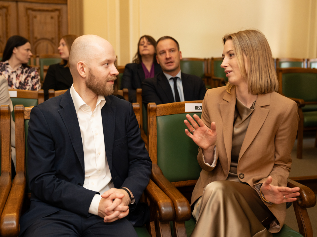 Agnese Lāce un Andris Šuvajevs.