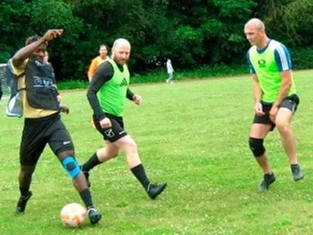 Jaunsvirlaukas pagasta Līgo dienas sporta pasākumos piedalījušies arī virslīgas futbola kluba "Jelgava" profesionāļi.