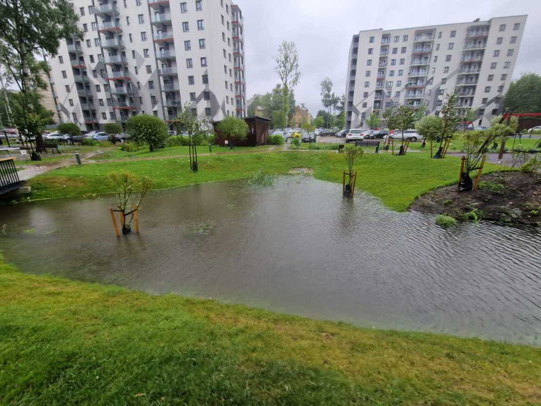 Plūdi Rīgā.