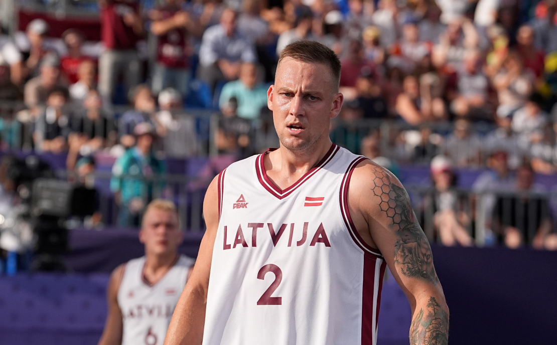 Latvijas 3x3 basketbola izlases spēlētājs Kārlis Lasmanis.