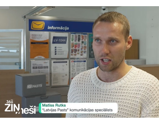 Matīss Rutks, "Latvijas Pasts" komunikācijas speciālists.