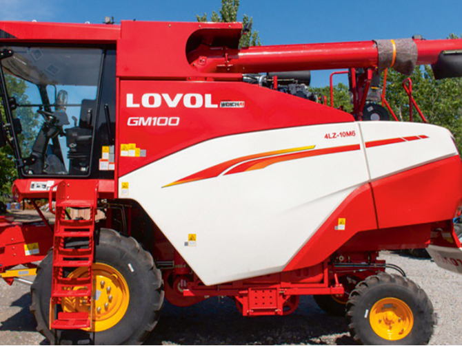 'Lovol' kombains.