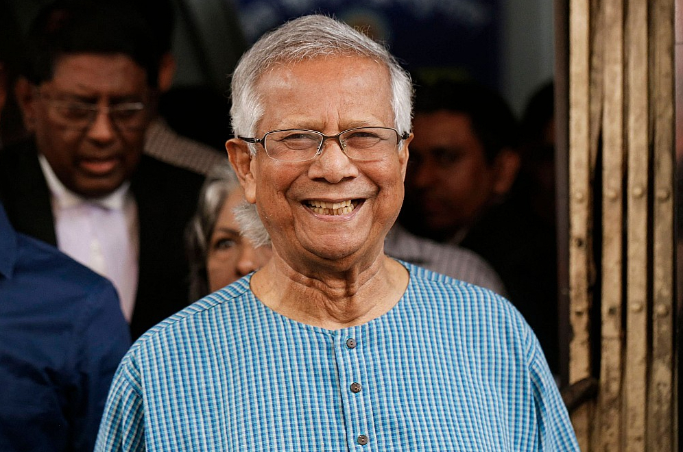 Nobela Miera prēmijas laureāts Muhammads Junuss piekritis vadīt Bangladešas pagaidu valdību.