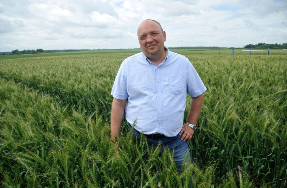 Saimniecības "Eriņi" īpašnieks un vadītājs Andris Grantiņš. 