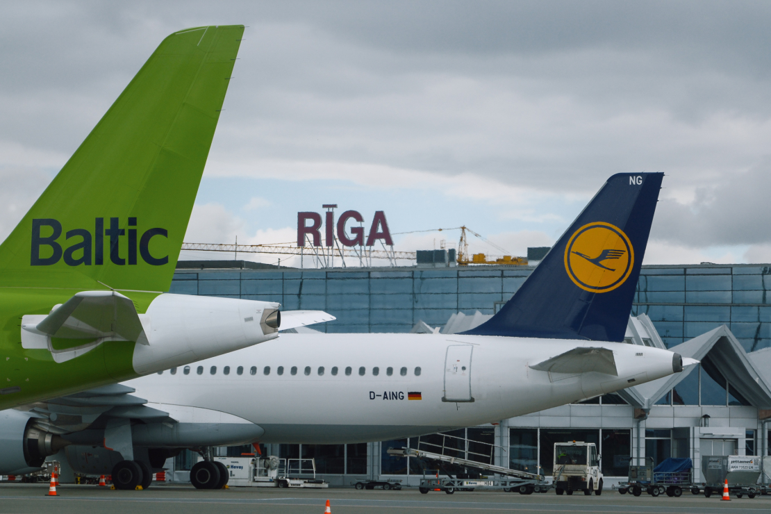 Rīgas lidosta.