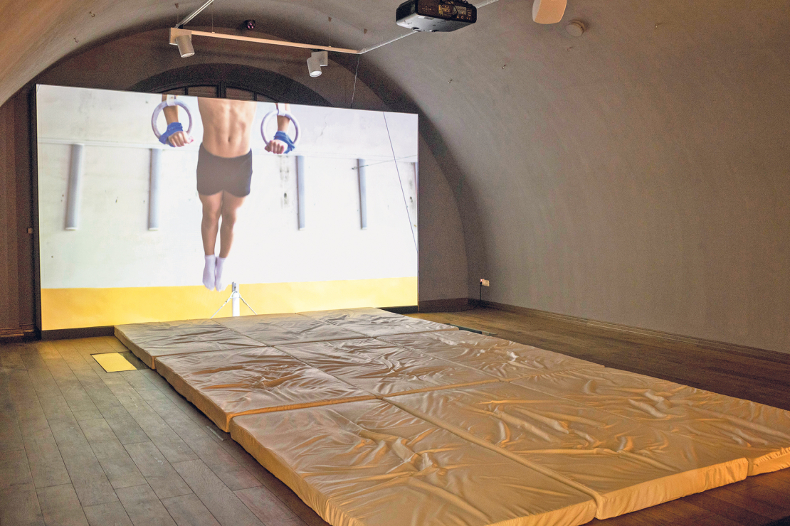 Kristaps Epners, "Vigrinājums". 2016. Videoinstalācija.
