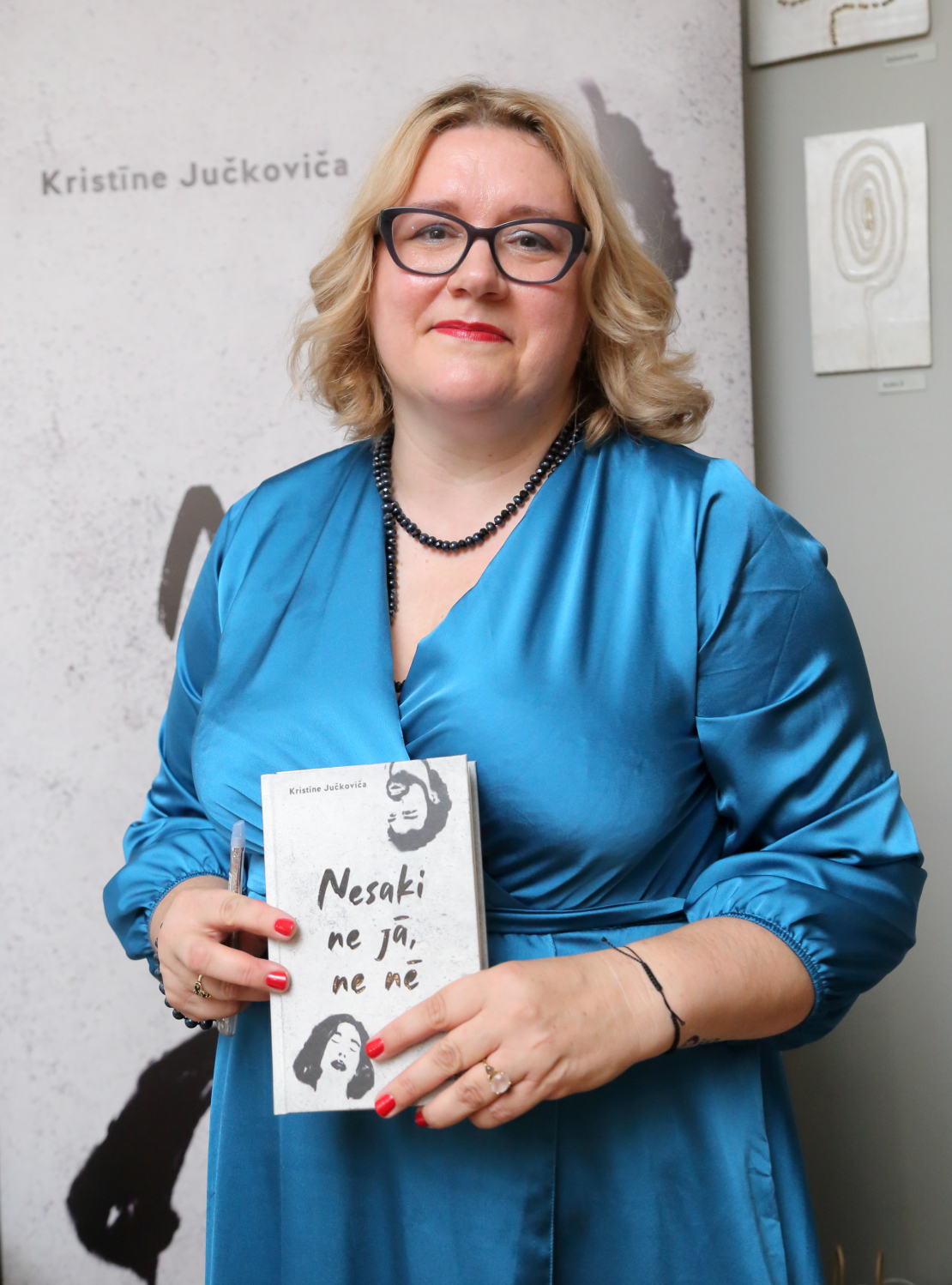 Kristīnes Jučkovičas romāna "Nesaki ne jā, ne nē" atvēršana.