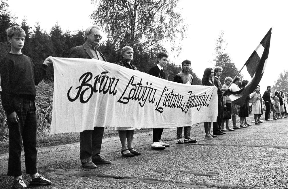 “Baltijas ceļš” 1989. gadā.