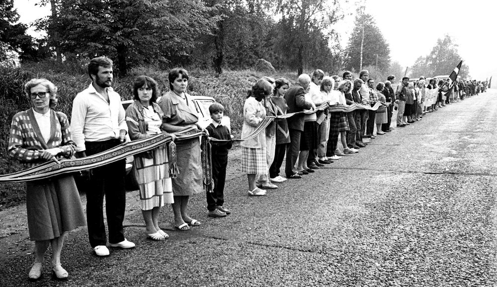 “Baltijas ceļš” 1989. gadā.