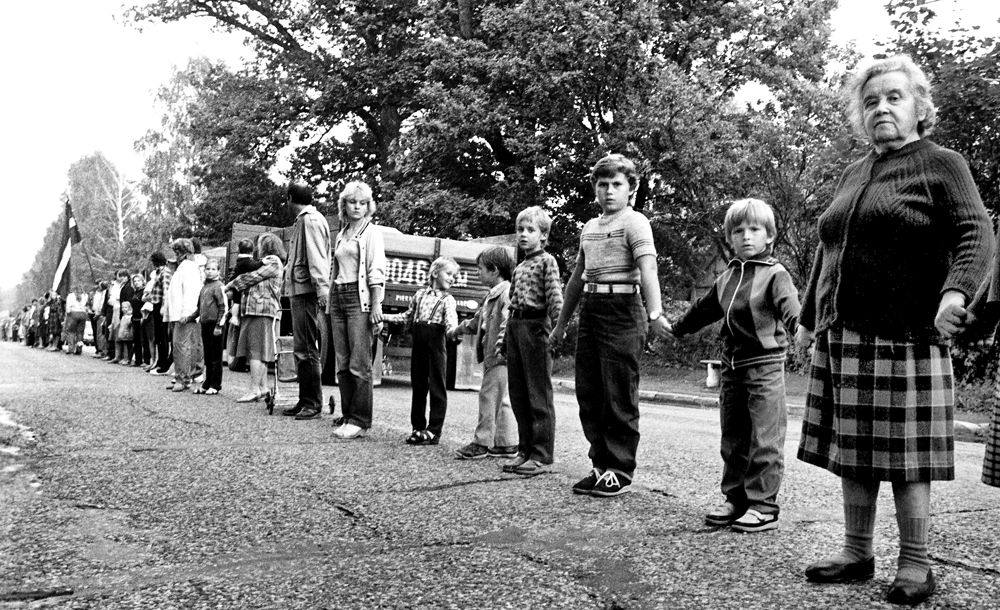 “Baltijas ceļš” 1989. gadā.