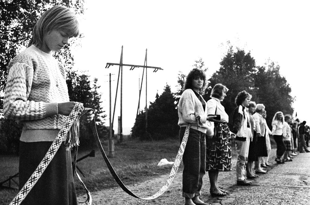 “Baltijas ceļš” 1989. gadā.