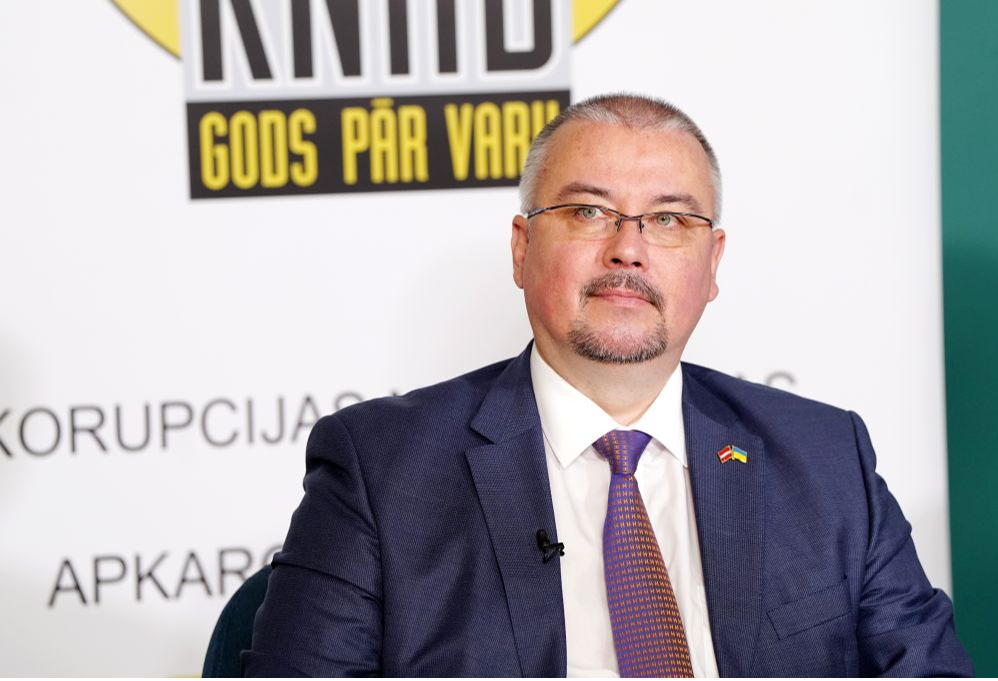 Korupcijas novēršanas un apkarošanas biroja (KNAB) priekšnieks Jēkabs Straume.