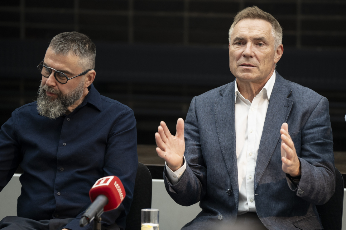 Dailes teātra jaunās sezonas preses konference.
