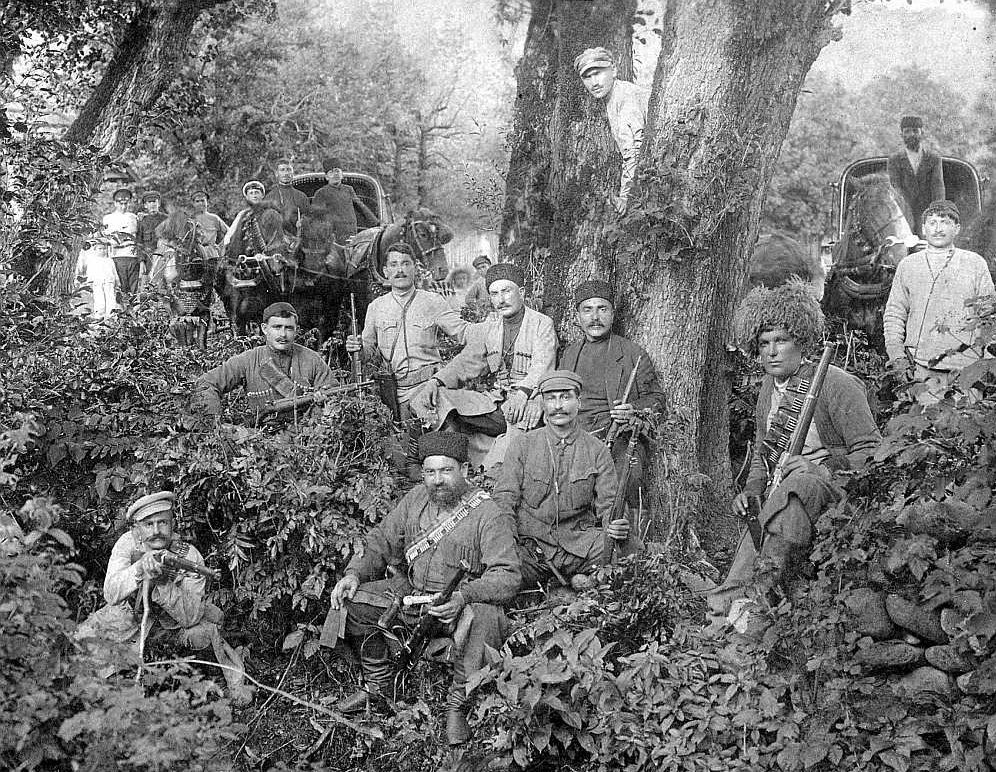 Gruzīnu nemiernieki 20. gs. 20. gadu sākumā.