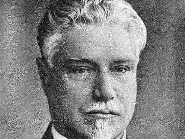 Pauls Kalniņš (1872–1945) kā Saeimas priekšsēdētājs.