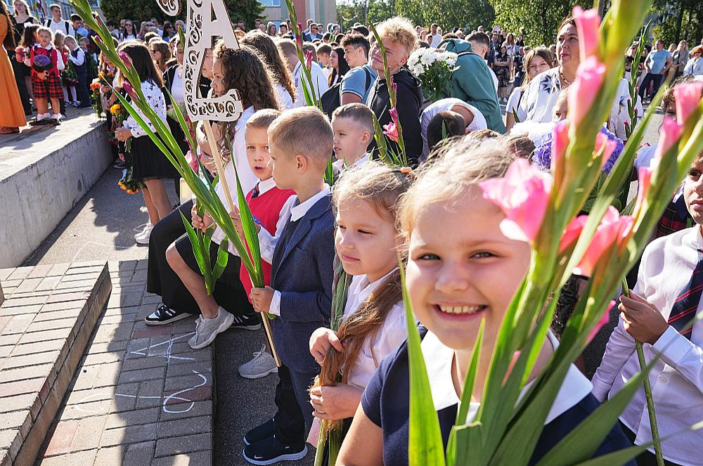 Pirmā skolas diena Rīgas 72. vidusskolā.